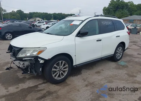 2016 Nissan Pathfinder Platinum/S/Sl/Sv z USA, uszkodzony, nr VIN 5N1AR2MN5GC606698